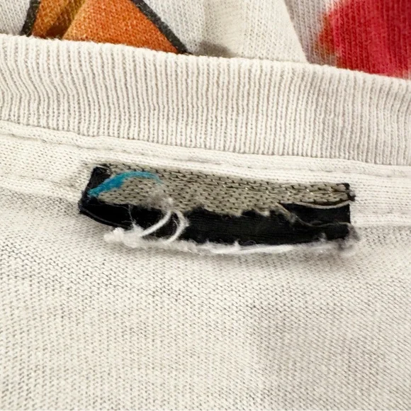 Vintage 2003 Grateful Dead Liquid Blue Tie Dye T-Shirt | Skeleton & Roses | XL - Picture 10 of 11